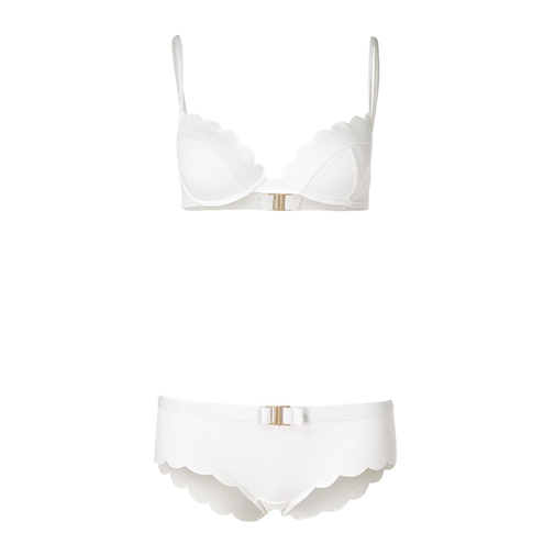 SCALLOP - bikini - Chloé Swimwear - kolor biały
