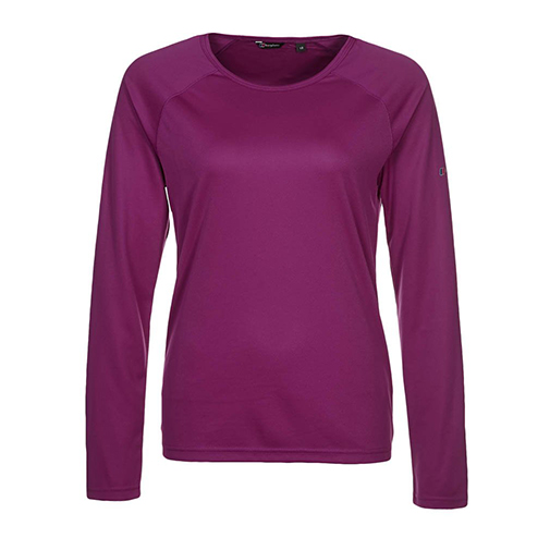 BASECREW - bluzka z długim rękawem - Berghaus - kolor fioletowy