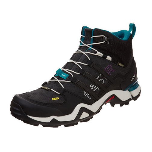 TERREX FAST R MID GTX - buty trekkingowe - adidas Performance - kolor czarny