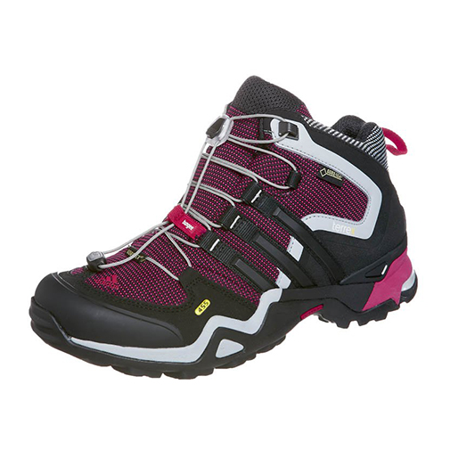 TERREX FAST X MID GTX - buty trekkingowe - adidas Performance - kolor różowy