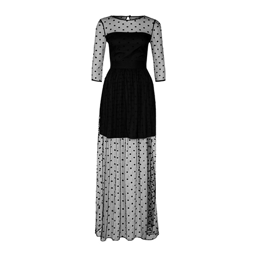 ALCAZAR - długa sukienka - Alice by Temperley - kolor czarny
