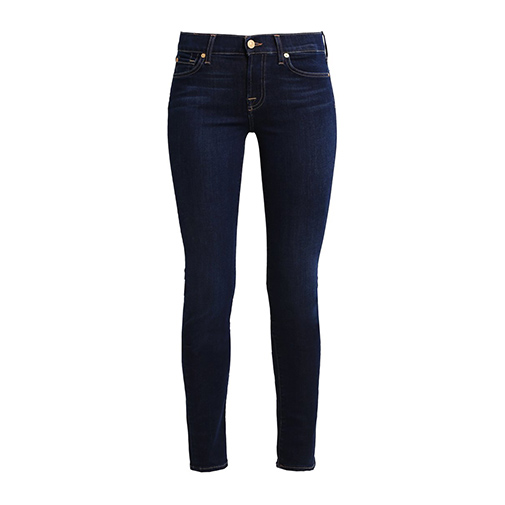 MID RISE ROXANNE B(AIR) - jeans skinny fit - 7 for all mankind - kolor niebieski