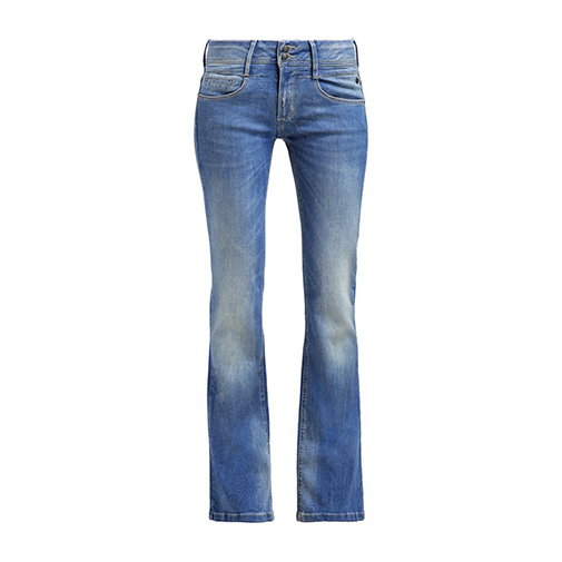 DELISA - jeansy bootcut - Freeman T. Porter - kolor niebieski