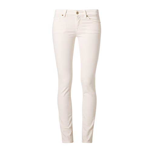 CHRISTEN - jeansy slim fit - 7 for all mankind - kolor biały