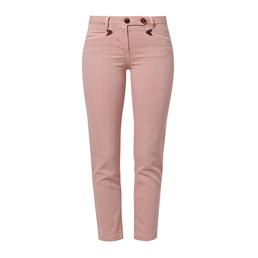SLIMKI - jeansy slim fit - Aigle - kolor różowy