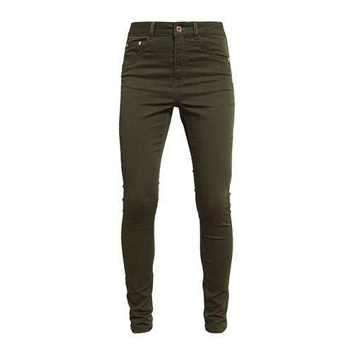 LINDA - jeansy slim fit - Bik Bok - kolor jasnozielony