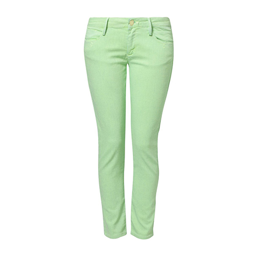 MILLA - jeansy slim fit - Cross Jeanswear - kolor jasnozielony