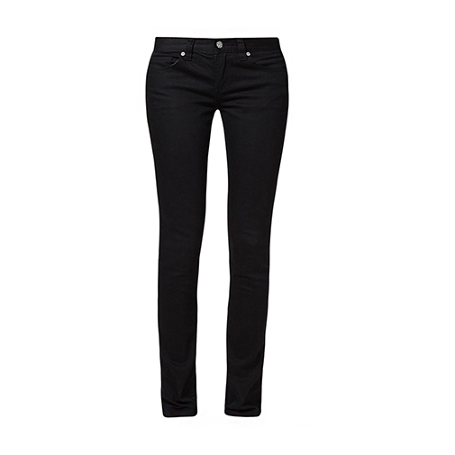 LA SIBADORA - jeansy slim fit - Mazine - kolor czarny