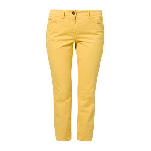 ZURI - jeansy straight leg - Atelier Gardeur - kolor żółty