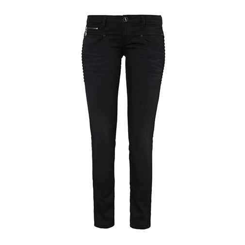 ALEXA - jeansy straight leg - Freeman T. Porter - kolor czarny