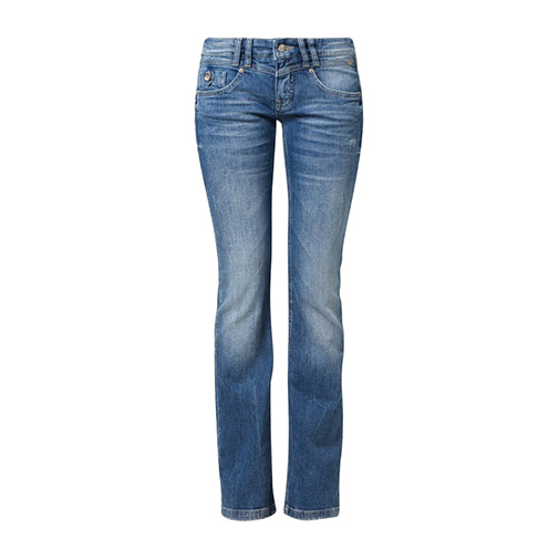 DEBBY - jeansy straight leg - Freeman T. Porter - kolor niebieski