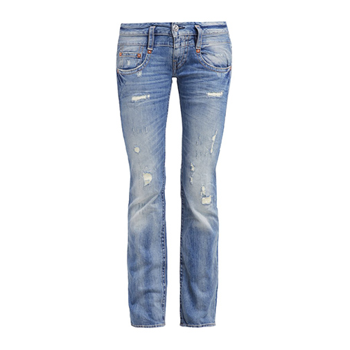 PITCH - jeansy straight leg - Herrlicher - kolor niebieski