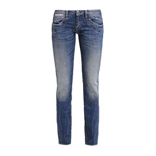 PIPER - jeansy straight leg - Herrlicher - kolor niebieski