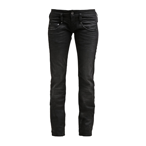 PITCH - jeansy straight leg - Herrlicher - kolor czarny