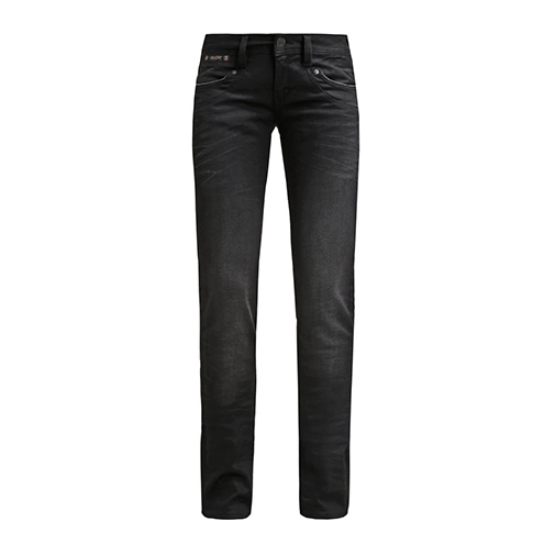 PIPER - jeansy straight leg - Herrlicher - kolor czarny