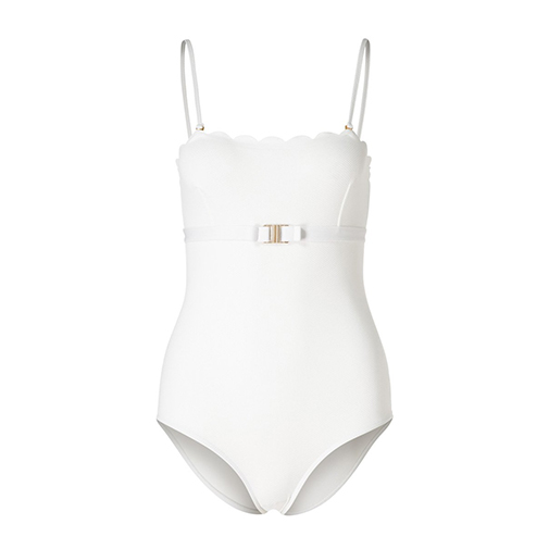 SCALLOP - kostium kąpielowy - Chloé Swimwear - kolor biały