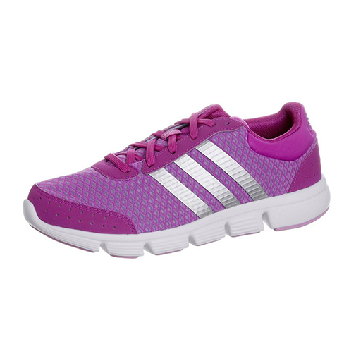 BREEZE - obuwie do biegania amortyzacja - adidas Performance - kolor różowy