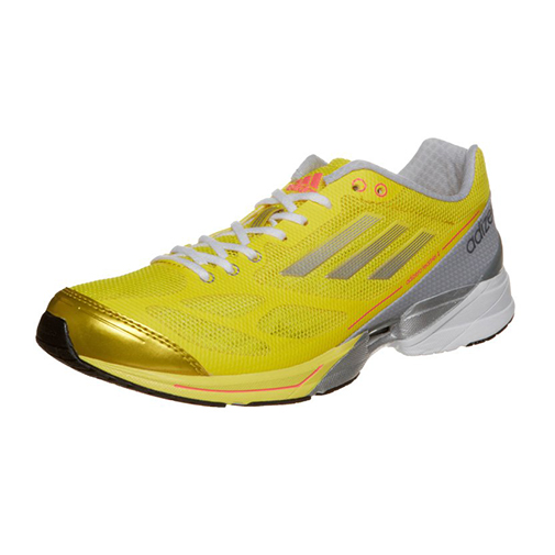 ADIZERO FEATHER 2 - obuwie do biegania lekkość - adidas Performance - kolor żółty