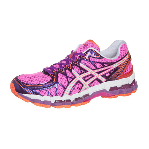 GELKAYANO 20 - obuwie do biegania stabilność - ASICS - kolor różowy