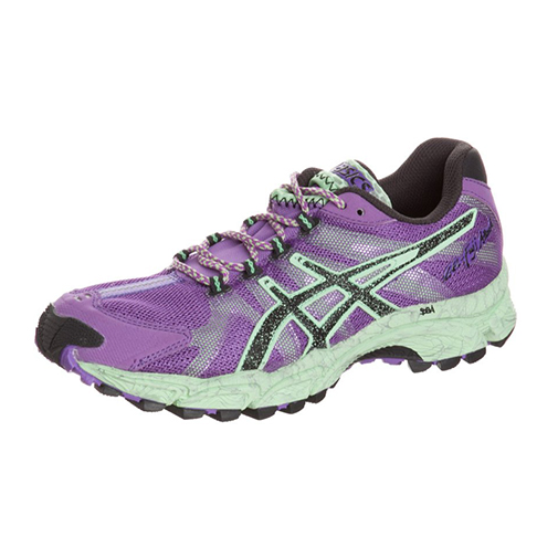 GELFUJI ATTACK - obuwie do biegania szlak - ASICS - kolor fioletowy