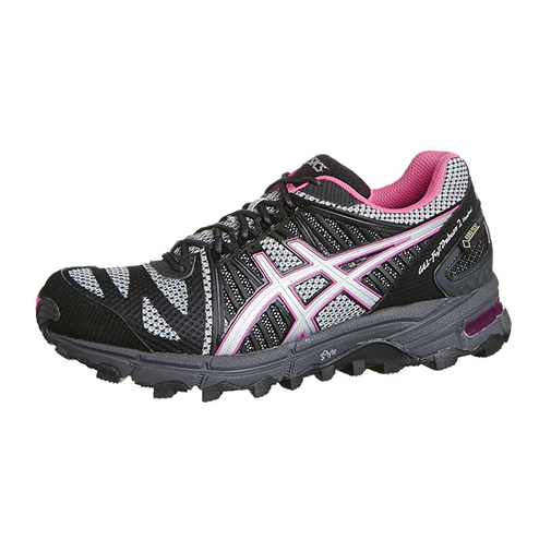 GEL FUJITRABUCO NEUTRAL 2 GTX - obuwie do biegania szlak - ASICS - kolor różowy