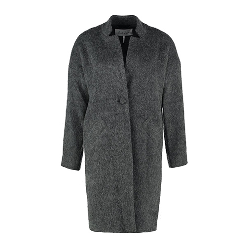 METZ - płaszcz wełniany /płaszcz klasyczny - And Less - kolor szary