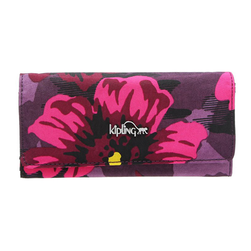 BROWNIE - portfel - Kipling - kolor różowy