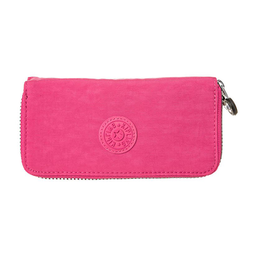 UZARIO - portfel - Kipling - kolor różowy