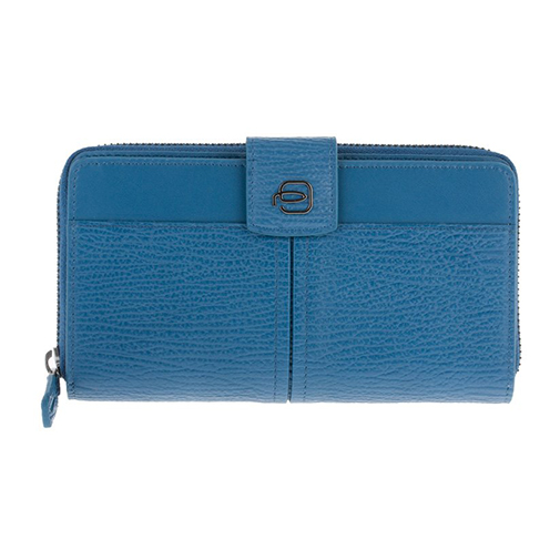 SIGNO - portfel - Piquadro - kolor niebieski
