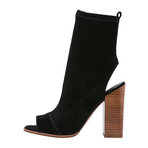 IBANIA - sandały z cholewką - ALDO - kolor czarny