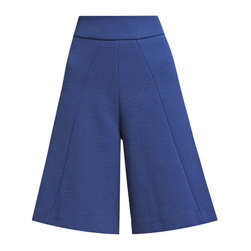 NITTA - spodnie materiałowe - Bruuns Bazaar - kolor niebieski