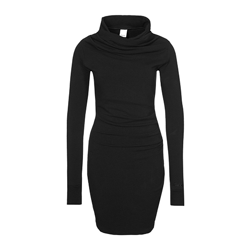 MOTTLENECK - sukienka dzianinowa - Bench - kolor czarny