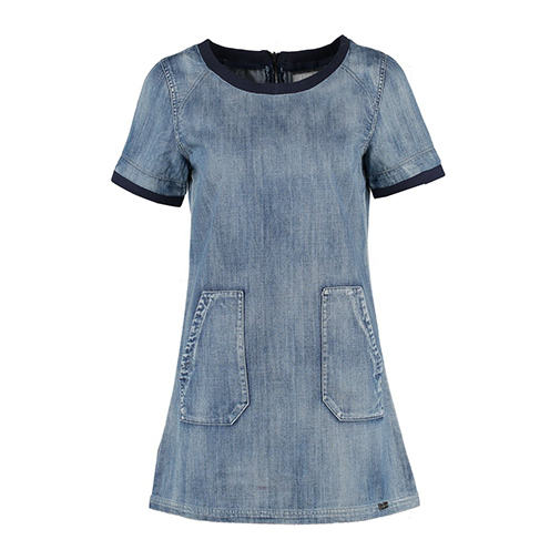 LUZULA - sukienka jeansowa - Bellfield - kolor niebieski