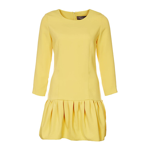 FREYA - sukienka koktajlowa - Bourne - kolor żółty