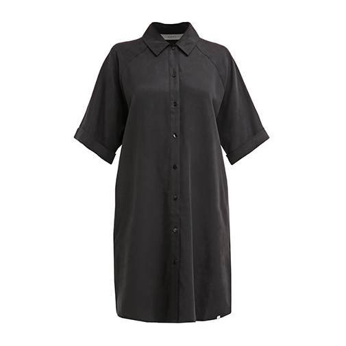 ADPTWINDER  BOXIE - sukienka koszulowa - ADPT. - kolor czarny