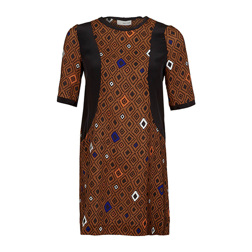 TEHORA - sukienka koszulowa - Anna Studio - kolor brązowy