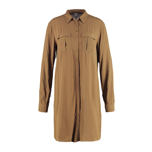 HYPOTHETICAL - sukienka koszulowa - Bench - kolor brązowy