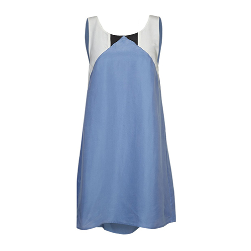 KEZHIA - sukienka letnia - American Retro - kolor niebieski