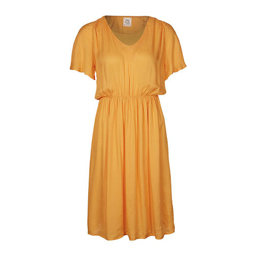 FEDEA - sukienka letnia - Attic and Barn - kolor żółty