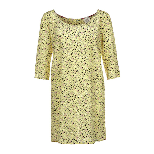 LEDA - sukienka letnia - Attic and Barn - kolor żółty