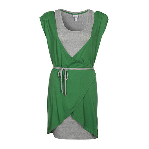SCOOP - sukienka z dżerseju - Bench - kolor jasnozielony