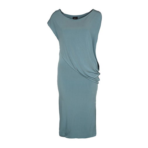 DEBORAH - sukienka z dżerseju - Whiite - kolor jasnozielony