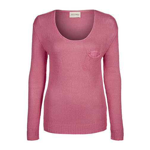 PEPIN - sweter - American Vintage - kolor różowy