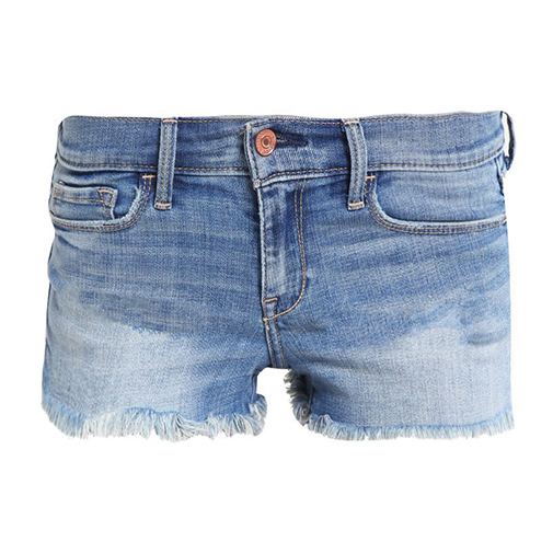 CORE - szorty jeansowe - Abercrombie & Fitch - kolor niebieski