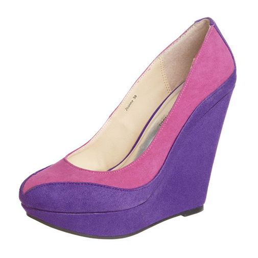 JOANNA - szpilki - Sugarfree Shoes - kolor fioletowy