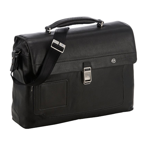 VIBE - torba na laptopa - Piquadro - kolor czarny