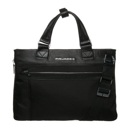 LINK - torba na laptopa - Piquadro - kolor czarny