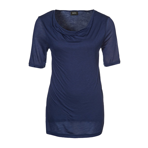 HELEN - tshirt basic - Whiite - kolor niebieski