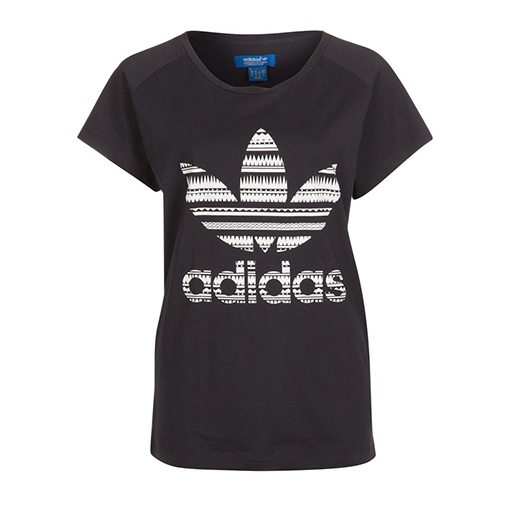 TRIBAL - tshirt z nadrukiem - adidas Originals - kolor czarny