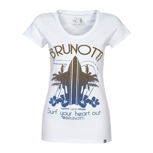 BAVOL - tshirt z nadrukiem - Brunotti - kolor biały